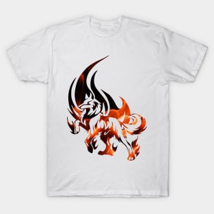 Fire wolf - Fenrir Loki's son T-Shirt